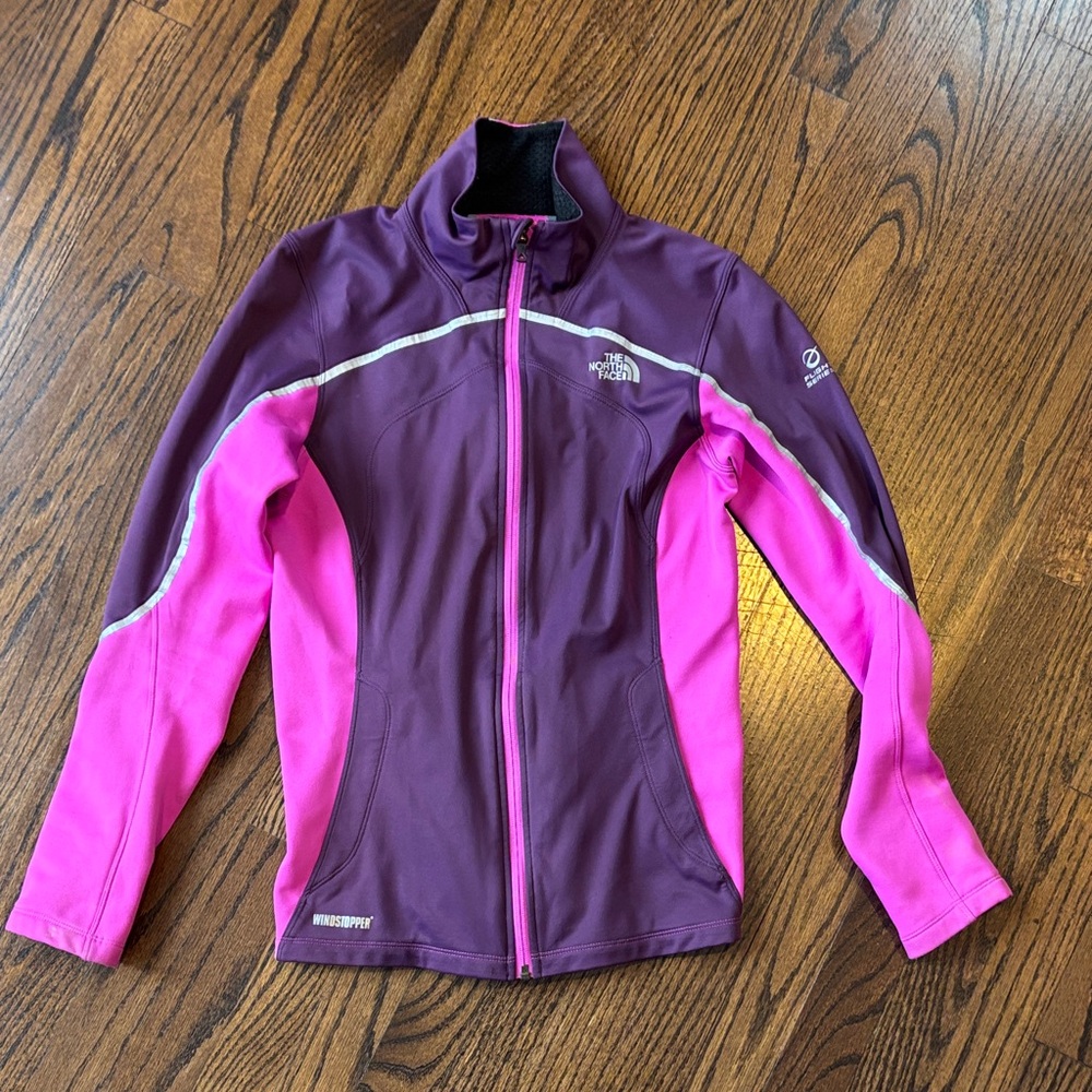 The North Face Women's Vibrant Purple and Pink Jacket